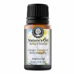Flash Sale 🛒 Nature's Oil Ginger Crushed Rosemary Fig Fragrance Oil 👍 -Outlet Natures Oil Store D573985S 1 1